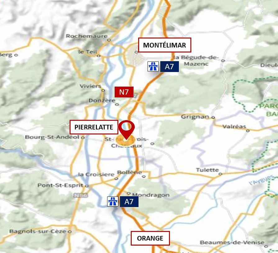 Local d'activité Pierrelatte 8650m² Location local d'activité Pierrelatte Drôme OLACT2313876 1